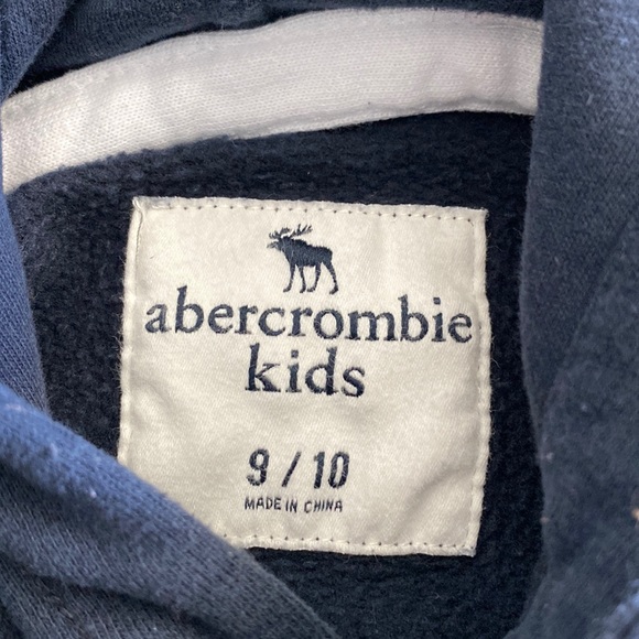 Boys Abercrombie Kids Navy Hoodie/Pullover - Picture 3 of 7